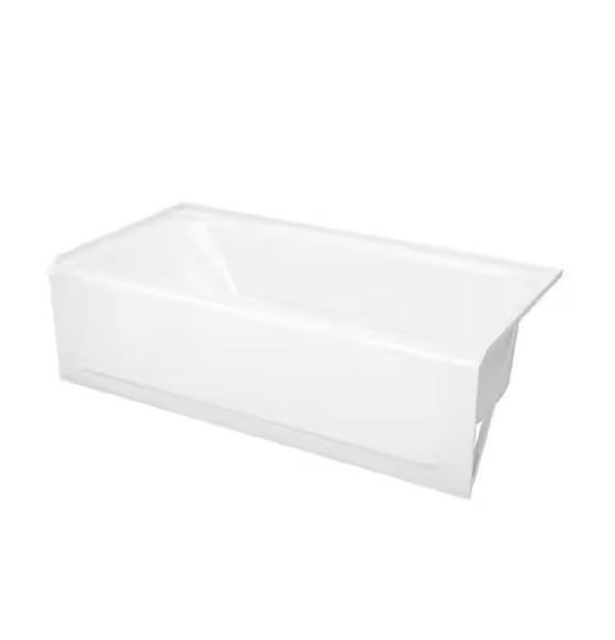 Kitchen & Bath - Bootz Industries Maui 60inx30in Alcove Bathtubs w/Right Drain, Shower Pan Bases - Est Retail $1,324