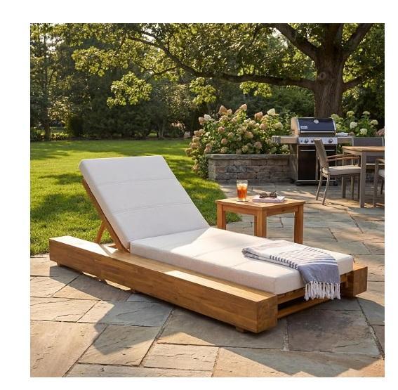 Christopher Knight Home Tory Acacia Chaise Lounge Chair, Bagotte Robot Vacuum/Mop Combo, Dell 27" Monitor - MSRP $4,205