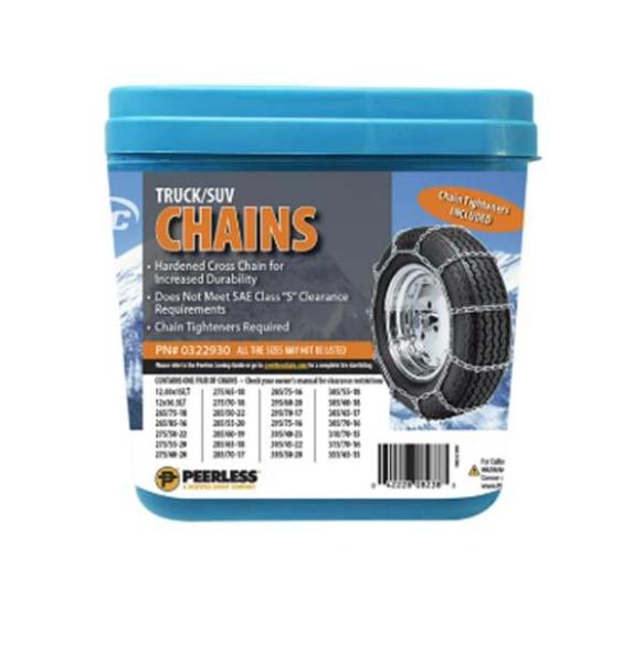 Peerless Chain 0322930 Truck Tire Chain with Rubber MSRP $5,040