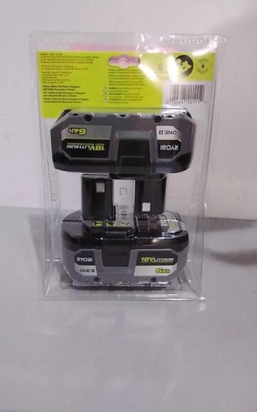 RYOBI PBP2007 One HP 18V HIGH Performance Lithium-Ion 6.0Ah Battery 2pk - MSRP $199