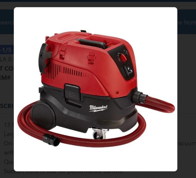 Milwaukee Dust Extractor, Powers Thermostatic Valves & More - MSRP $3,342