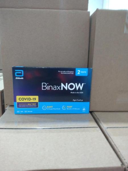 Health & Beauty- BinaxNOW COVID-19 Antigen Self Test, 2 ct. - MSRP $1,071
