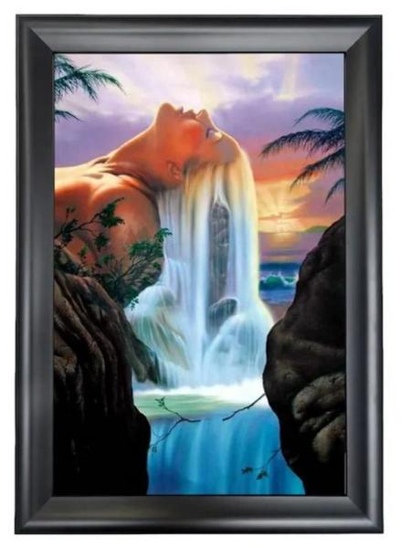 INVESTMENT ART - FRAMED JIM WARREN HAND SIGNED & EMBELLISHED CANVAS