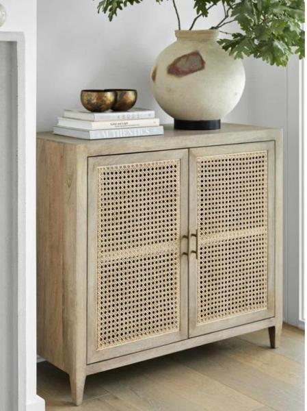 TRUCKLOAD -Housewares - 37.8"H Rectangular Accent Cabinet, Fireclay 36''L Double Bowl Quartz Kitchen Sink -MSRP $31,515