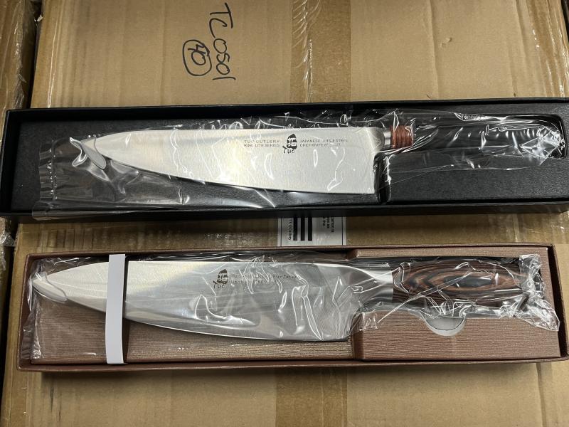TUO Cutlery Premium Knives - New in Boxes - $17k Wholesale Value