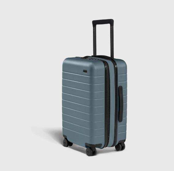 Away Bigger Carry-On Suitcase, Coast Blue/Expandable/Flex Model - Original MSRP $325