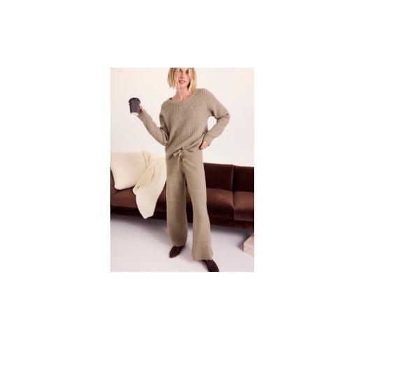 Apparel - Splendid Stassi Satin Tie Sweater Pants, Ugg Aarti Robe - Original MSRP $4,998