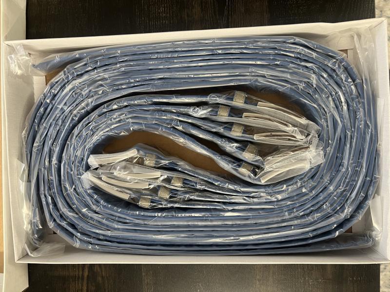 Two-Tone Fashion Belt for Men – Blue & Gray Design MSRP $5,000