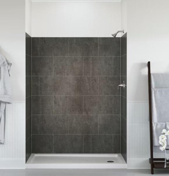 Allen+Roth Platform 9pc Glue Up Alcove Shower Wall Surround, Dyson V8 Portable Cordless Pet Stick Vacuum - MSRP $4,842