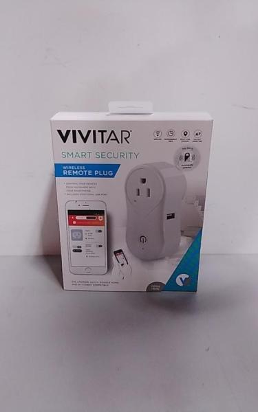 Bed Bath & Home - Vivitar WiFi Enabled Smart Plug, White (HA-1005N) - MSRP $17,634