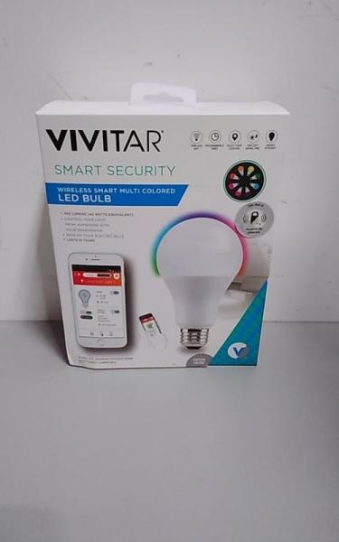 Bed Bath & Home - Vivitar Smart Multicolored LED Bulb (450 Lumens) - MSRP $15,395