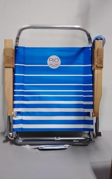 Bed Bath & Home - Rio Beach 5-Position High Back Beach Chair, Assorted Colors - MSRP $2,399