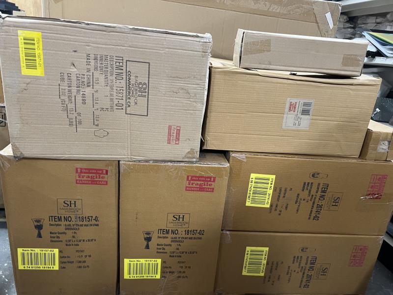 High-End Home Décor Overstock Pallet (80 Units) Brand New Overstock MSRP:$4,021