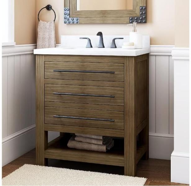 General Merchandise - allen + roth Sink Bathroom Vanity, EGO POWER + POWERLOAD String Trimmer- MSRP $2,916