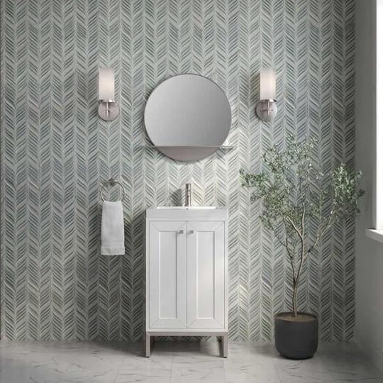 James Martin Vanities 533V20GWBNKWG Vanity Set - MSRP $1,358