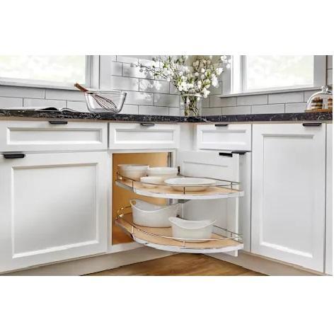 Rev-A-Shelf 4WLS87-12-L Two Tier Pull Out Pivot Girasolo Lazy Susan - MSRP $487