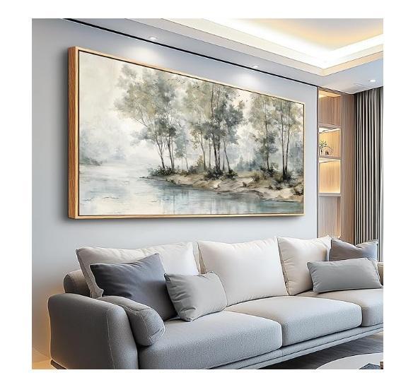 Wapluam Tree Lg Modern Abstract Canvas Painting, VEVOR FlashPure Sand Filter Pump, 120W LED Floor Lamp - MSRP $1,647