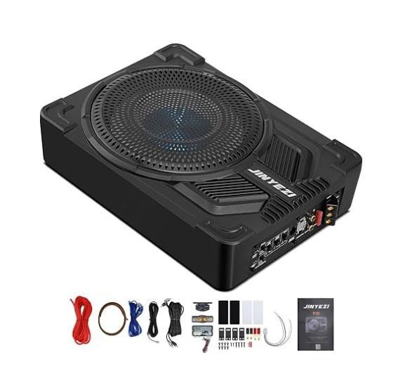 JinYeZi 10" 1200W Under Seat Car Subwoofer, 1600sq.ft Dehumidifier, Boatrip Chevy 8301 160A Alternator - MSRP $1,183