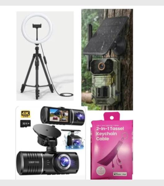 Off Road Truck, Trail/Dash Cameras, Ring Light, Bands & More