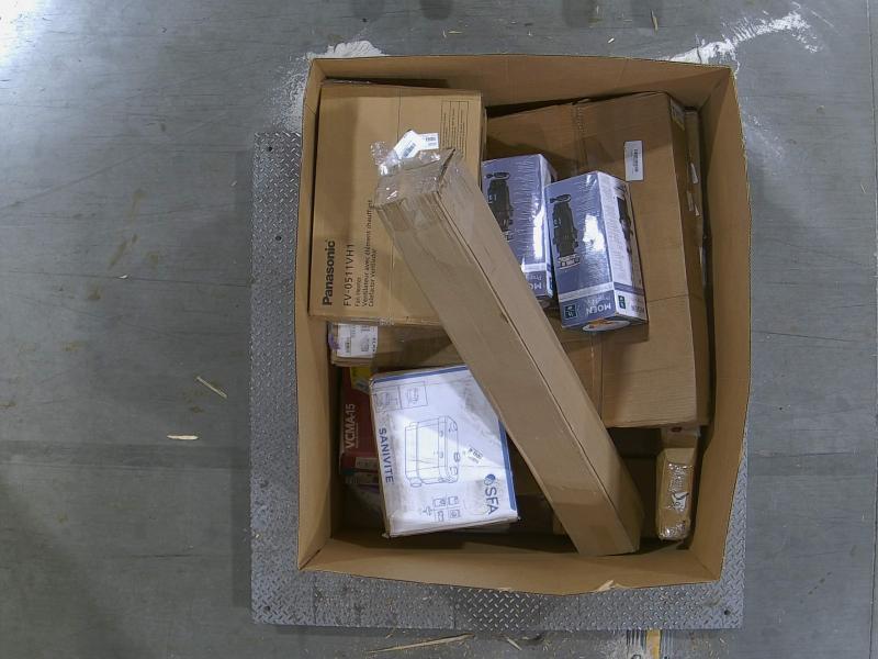 Salvage General Merch - Saniflo Water Pump, Hansgrohe Thermostatic Trim, Panasonic Bath Fan - MSRP $3,101
