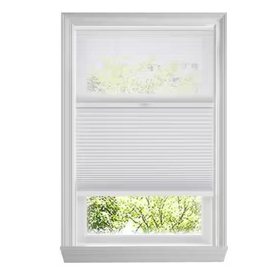 Window Decor - HDC Snow Drift/Shadow Cordless Cellular Window Shades, Chicology, Sun Zero - Est Retail $7,422