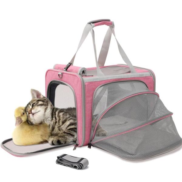 Pet Products - PATAZONE Soft Pink Small Animal Carrier, TYITALK Cooling Dog Bed Gel Mats 44in, Blankets - MSRP $11,622