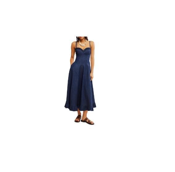 Apparel - Free People Another Season Midi Dress, Frame Le Sleek High-Rise Jeans, Splendid, CeCe - Original MSRP $3,272