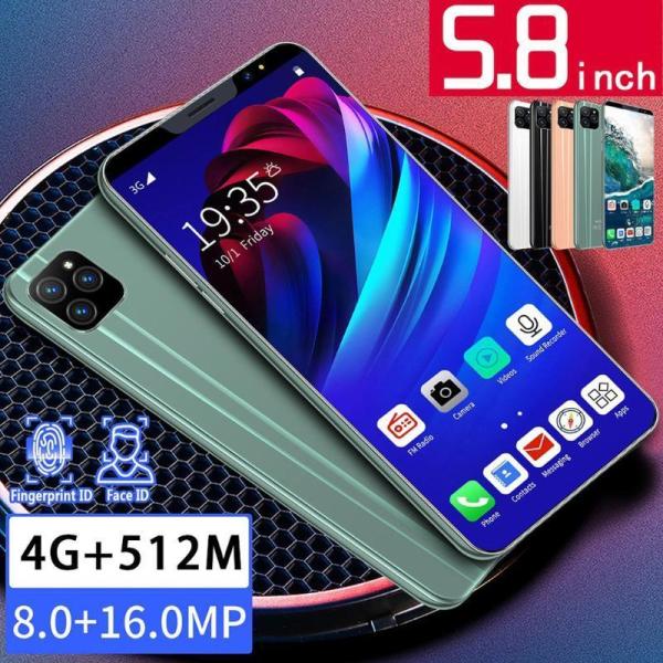 New 4set -Unlocked i13 Plus 5.8 Inch Smartphone 4G+512M