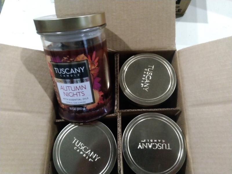 General Merchandise - Tuscany Candle Limited Edition Jar Candle (Autumn Nights, 18 Ounce) - MSRP $5,488