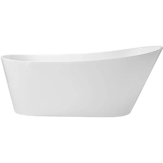 A and E Bath and Shower BT-329-59-WHT Soaking Tub - MSRP $946