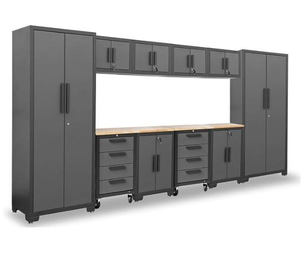 CLOSEOUT Direct Source TRUCKLOAD - Torin Garage Storage System HD Organization Cabinet, ECOVACS LiDAR PRO Robotic Lawn Mower - MSRP $64,085