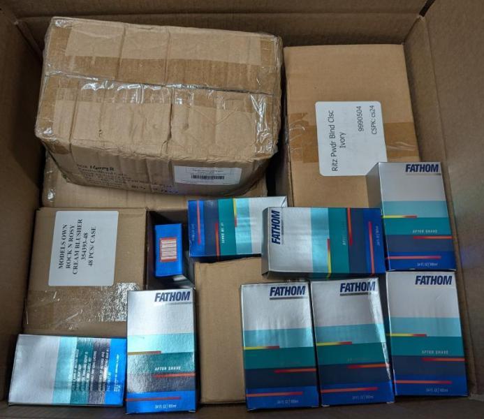1,148ct Fathom Aftershave, Nail Clippers & Cosmetics Over $4,300 MSRP