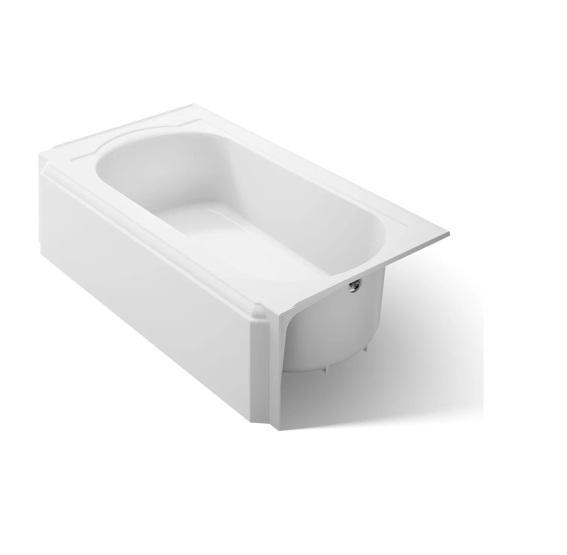 Plumbing - Kohler K-722-0 Soaking Tub, Duravit 2185010002 Toilet, DreamLine DLT-1136600 Shower Pan - MSRP $3,562