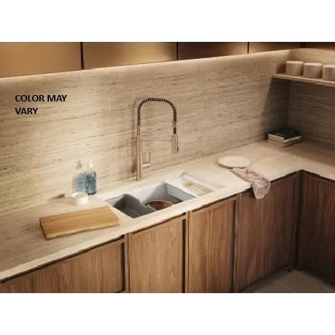 Kohler K-33710-PC-CM3 Workstation Kitchen Sink - MSRP $898