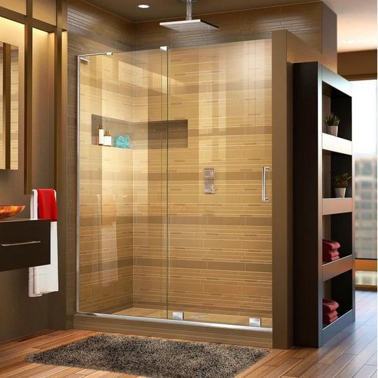 DreamLine SHDR-1960723L-01 Frameless Shower Door - MSRP $1,019