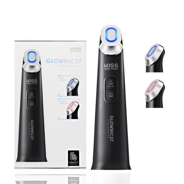 Beauty - KISS NEW YORK GLOWNIC27 Facial Beauty Device, Bowitzki 8x5 Gram Water Activated Eyeliner - MSRP $11,256