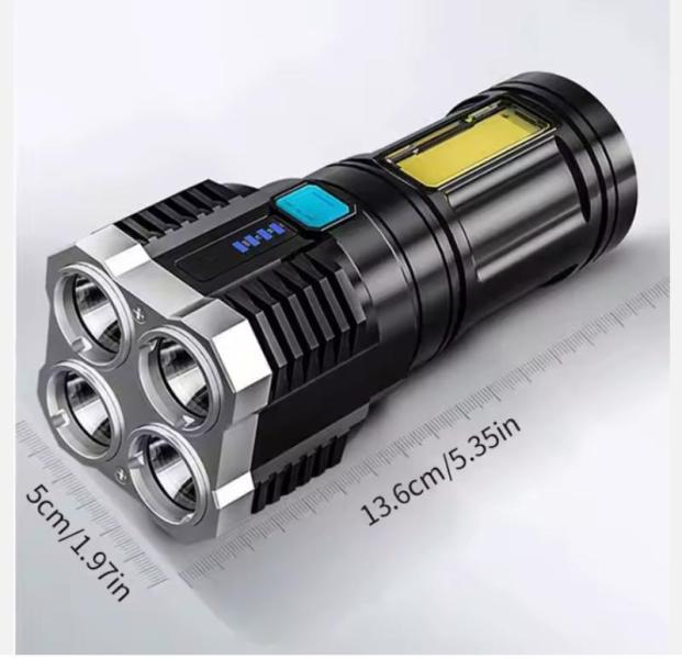 New Bulk Lot of 150 Spotlight Four Eye Tactical Flashlights $7500