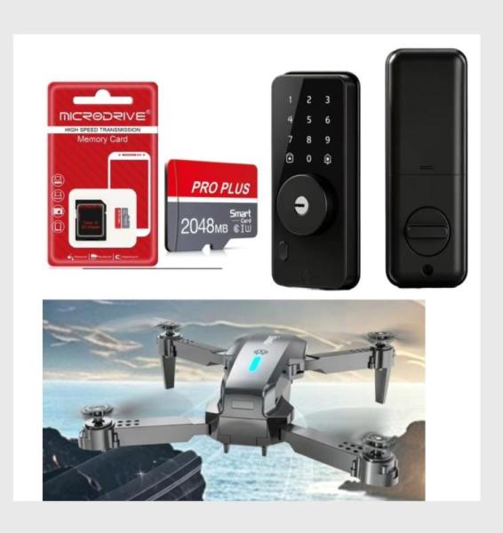 Smart Lock, Drone, Charger, Memory Cards, Glass & More