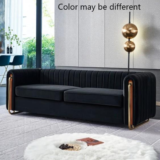 Furniture - Mercer41 Round Arm Sofa, Broadmeade Upholstered Armchair, Sirise Nightstand - MSRP $1,873