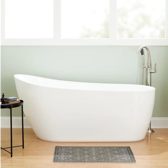 Signature Hardware 483535 Soaking Bathtub - MSRP $1,349