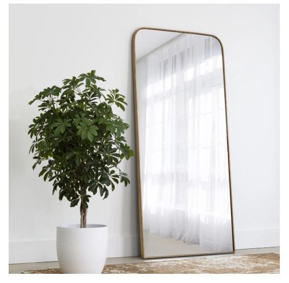TRUCKLOAD - Housewares - Yakob Metal Flat Mirror, Affinity Upholstered Headboard, Choudary 96'' Table - MSRP $39,657