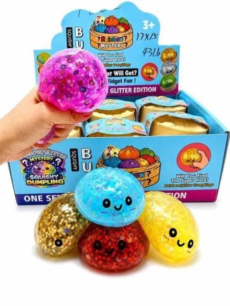 Smiley Face Squishy Dumplings 72pcs(Per Case)
