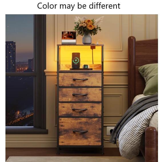 Home Decor - Travison 4 Drawer Nightstand, Mercer41 Ceiling Fan, Dezario Cellular Shade - MSRP $3,683