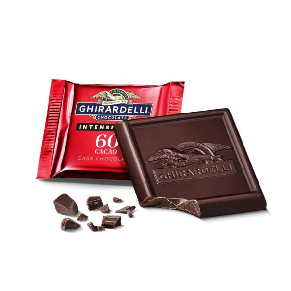 Grocery - GHIRARDELLI INTENSE DARK 60% Cacao Dark Chocolate SQUARES, Venchi Classic Cremino Chocolates - MSRP $16,807