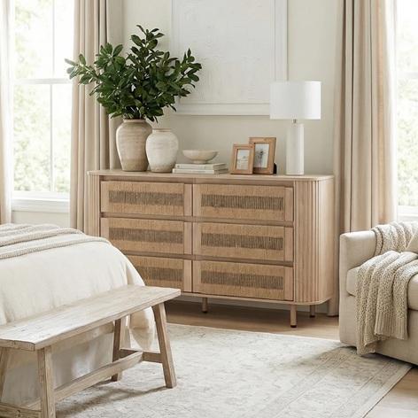 Home Decor - Cord Cabinet Dresser, Beveled Pivoting Mirror, Langner Accent Chair, Maniram File Cabinet - MSRP $1,573