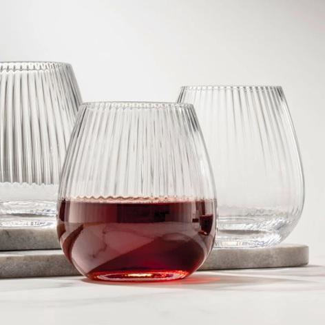 Housewares - Divo Optic Stemless Glasses, Printed Throw Pillow, Marble Kitchen Canister, Bhajan Sculpture - MSRP $2,247