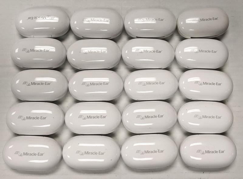 Miracle Ear Mecharge RF1 Hearing Aid Case, 100 Units, MSRP $15,000