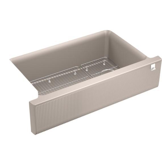 Fixtures - Kohler Cairn Kitchen Sink, Hinkley Outdoor Chandelier, Air King Circulator Fan - MSRP $4,513