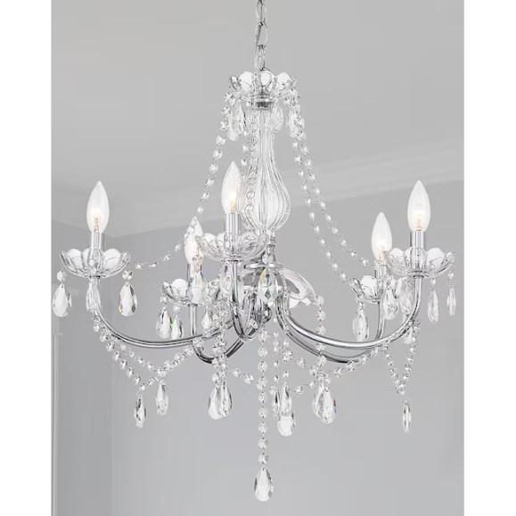 Brookehill 5 Light Chandelier, Origin21 Veda Tub & Shower Faucet, Kobalt Brad Nailer - MSRP $2,835