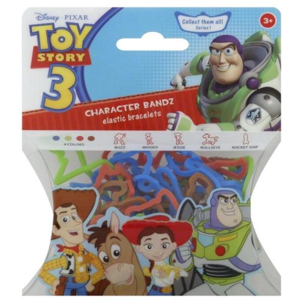 Toy Story 3 Character Bandz Elastic Bracelets - 100 Packs